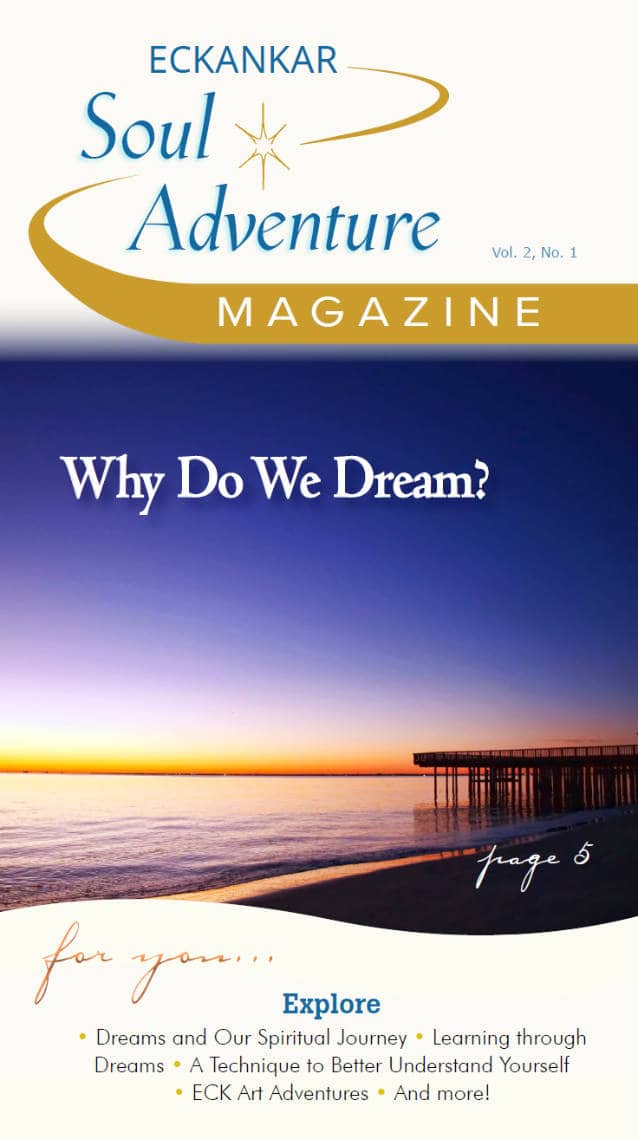 Eckankar Soul Advebnture Magazine - Why Do We Dream (cover image)